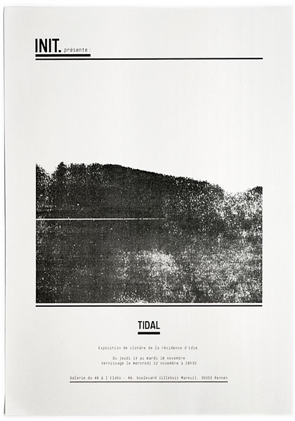 exposition Tidal, carton d'invitation